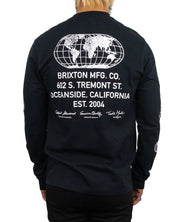 Brixton - Långärmad T-Shirt - Union - Svart - jhstore.se