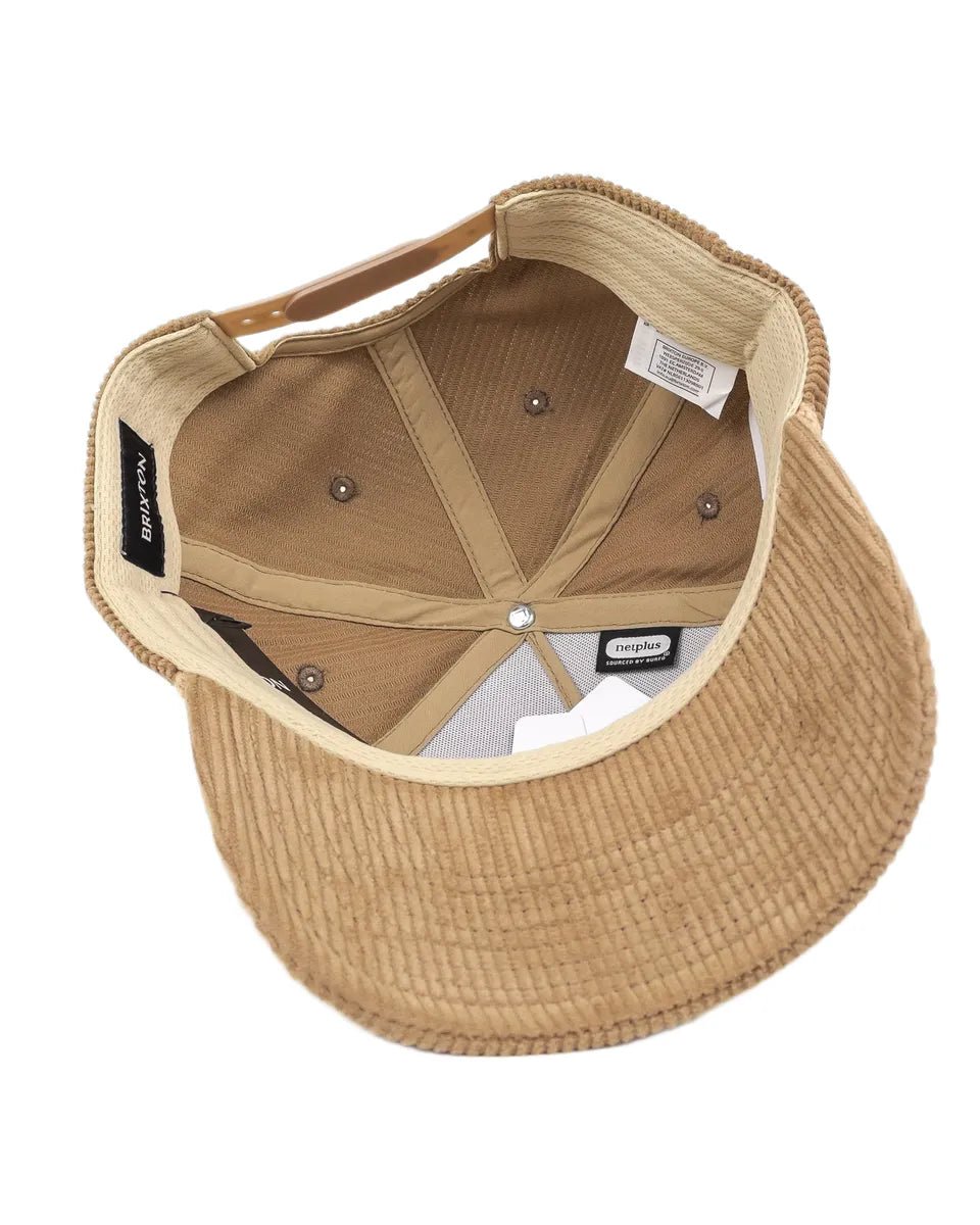 Brixton - Manchester Keps - Snapback Pierson - Brun - jhstore.se