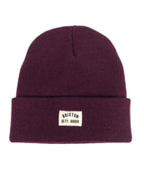 Brixton - Beanie - Woodburn - Burgundy