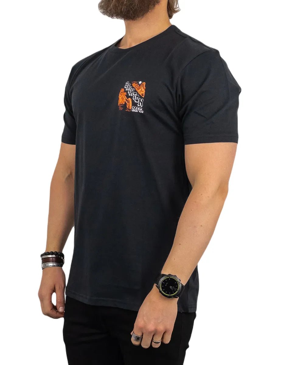 Brixton - Pasco - T-shirt Tailored - Chopper - Svart - jhstore.se