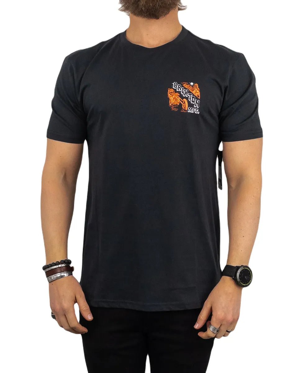 Brixton - Pasco - T-shirt Tailored - Chopper - Svart - jhstore.se