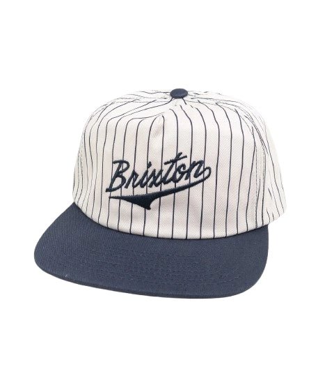 Brixton - Snapback Keps - Randig - The League - Vit - jhstore.se