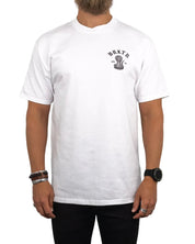 Brixton - T-Shirt - Kobra - Darver - Vit - jhstore.se