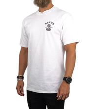 Brixton - T-Shirt - Kobra - Darver - Vit - jhstore.se