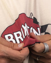 Brixton - T-Shirt - Målflagga - Sand - jhstore.se