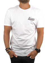 Brixton - T-Shirt - Manufacturing Township - Vit - jhstore.se