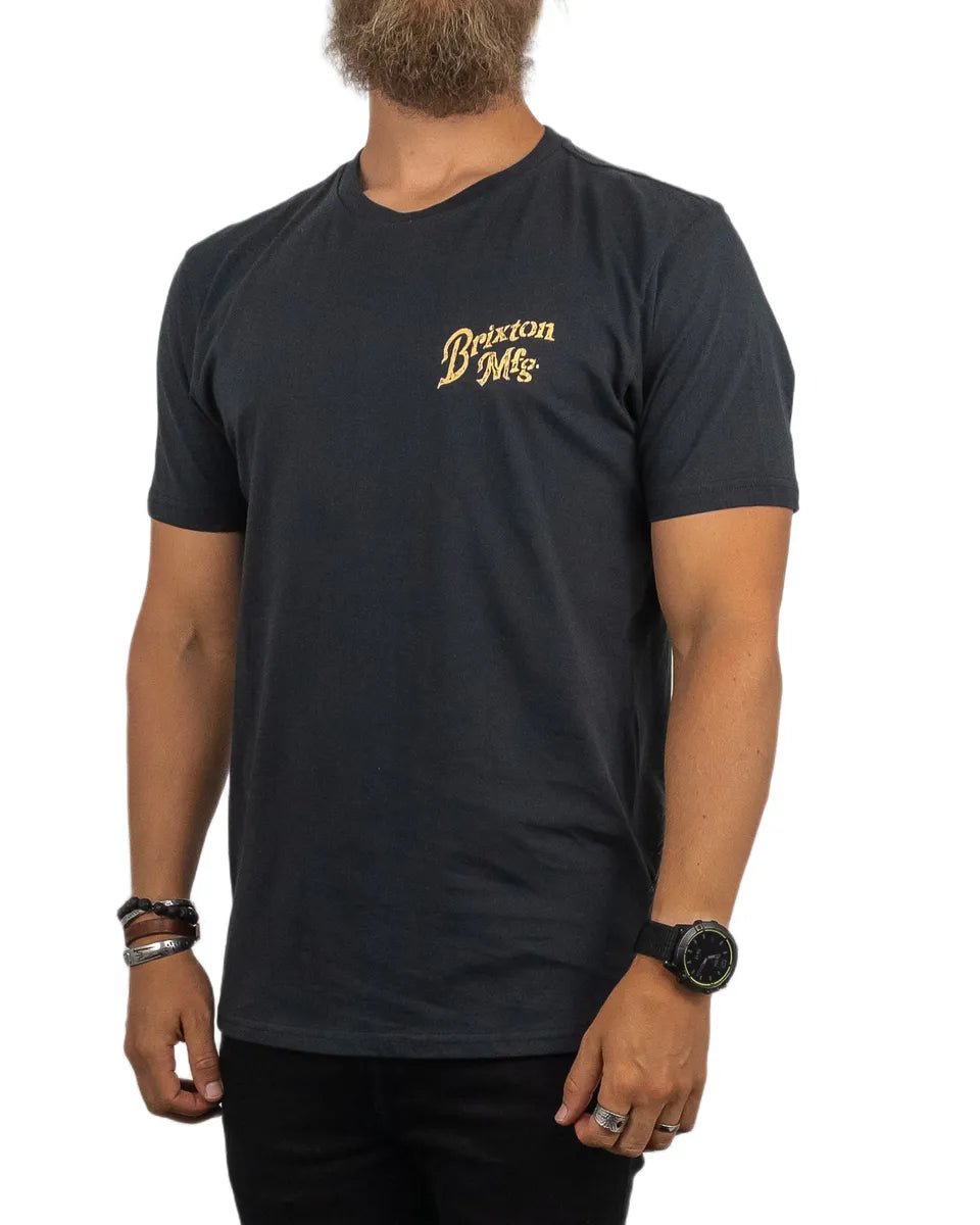 Brixton - T-Shirt Orm - Rothwell - Svart - jhstore.se