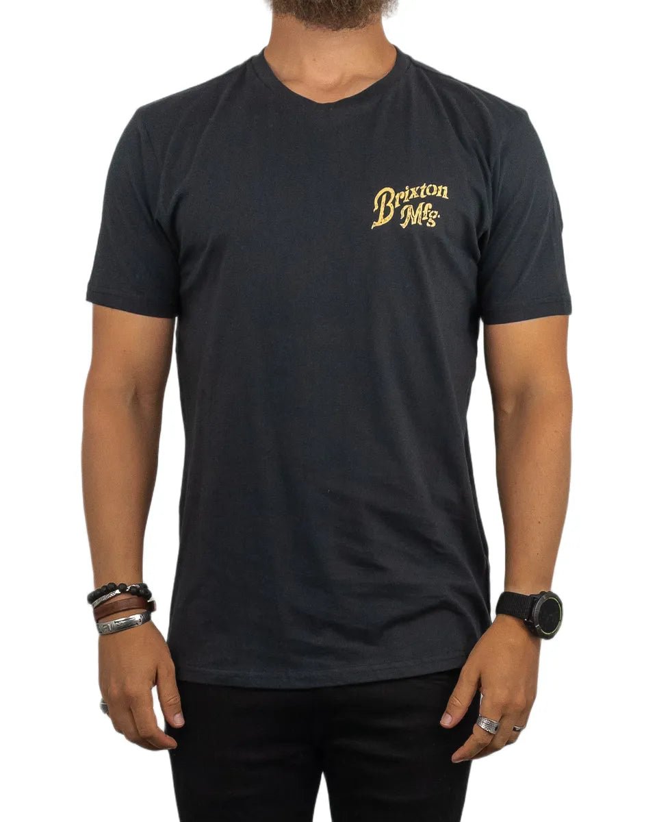 Brixton - T-Shirt Orm - Rothwell - Svart - jhstore.se