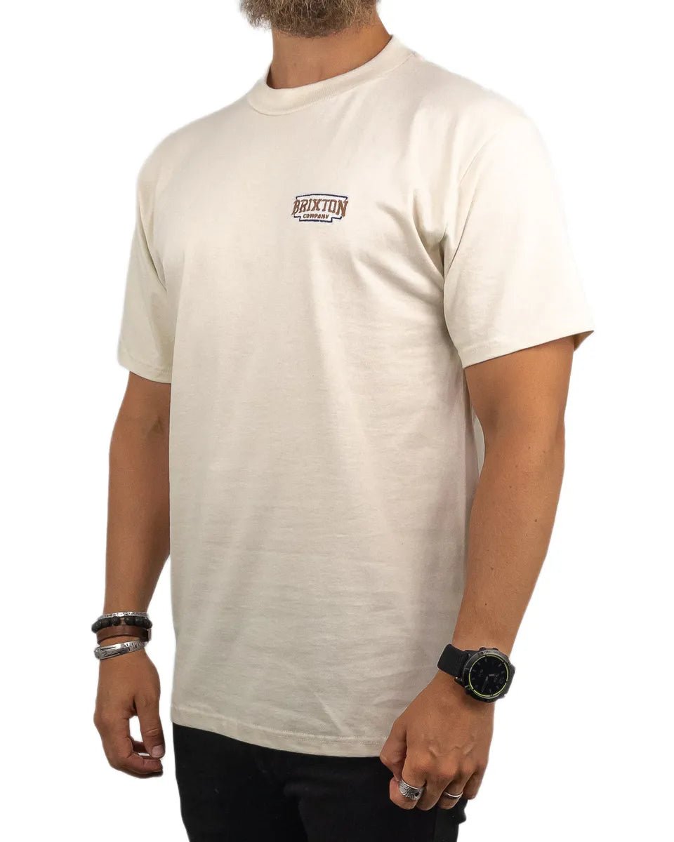 Brixton - T-Shirt - Pierson - Gräddvit - jhstore.se