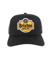 Brixton - Trucker Keps - Netplus - Svart/Orange - jhstore.se