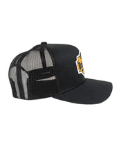 Brixton - Trucker Keps - Netplus - Svart/Orange - jhstore.se