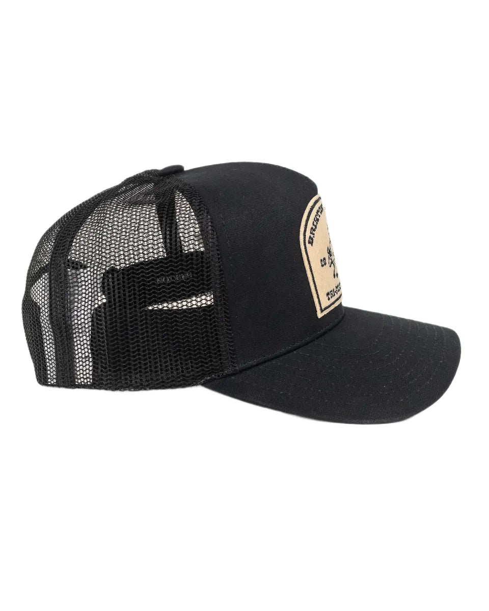 Brixton - Trucker Keps - Rodeo Danforth - Svart - jhstore.se