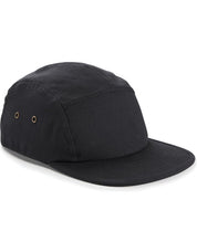 Bros Co - 5 Panel Keps Svart - Camper Cap - jhstore.se