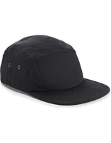 Bros Co - 5 Panel Cap Black - Camper Cap
