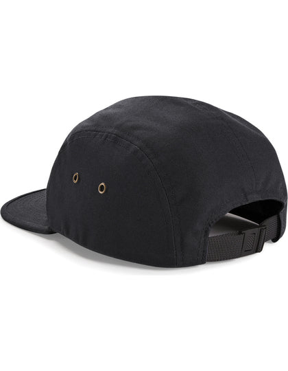 Bros Co - 5 Panel Keps Svart - Camper Cap - jhstore.se