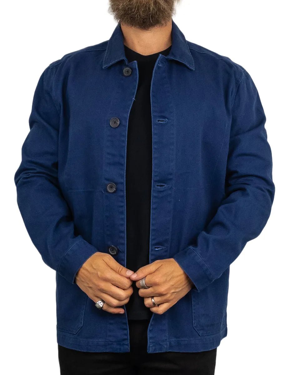 Bros Co - Canvas Jacka - Blå - jhstore.se