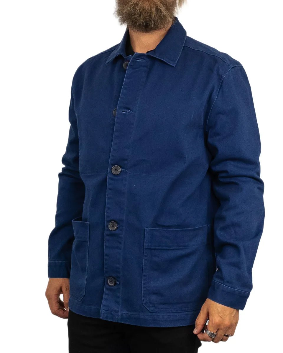 Bros Co - Canvas Jacka - Blå - jhstore.se