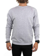 Bros Co. - Sweatshirt Gråmelerad - Basic Sweatshirt - jhstore.se