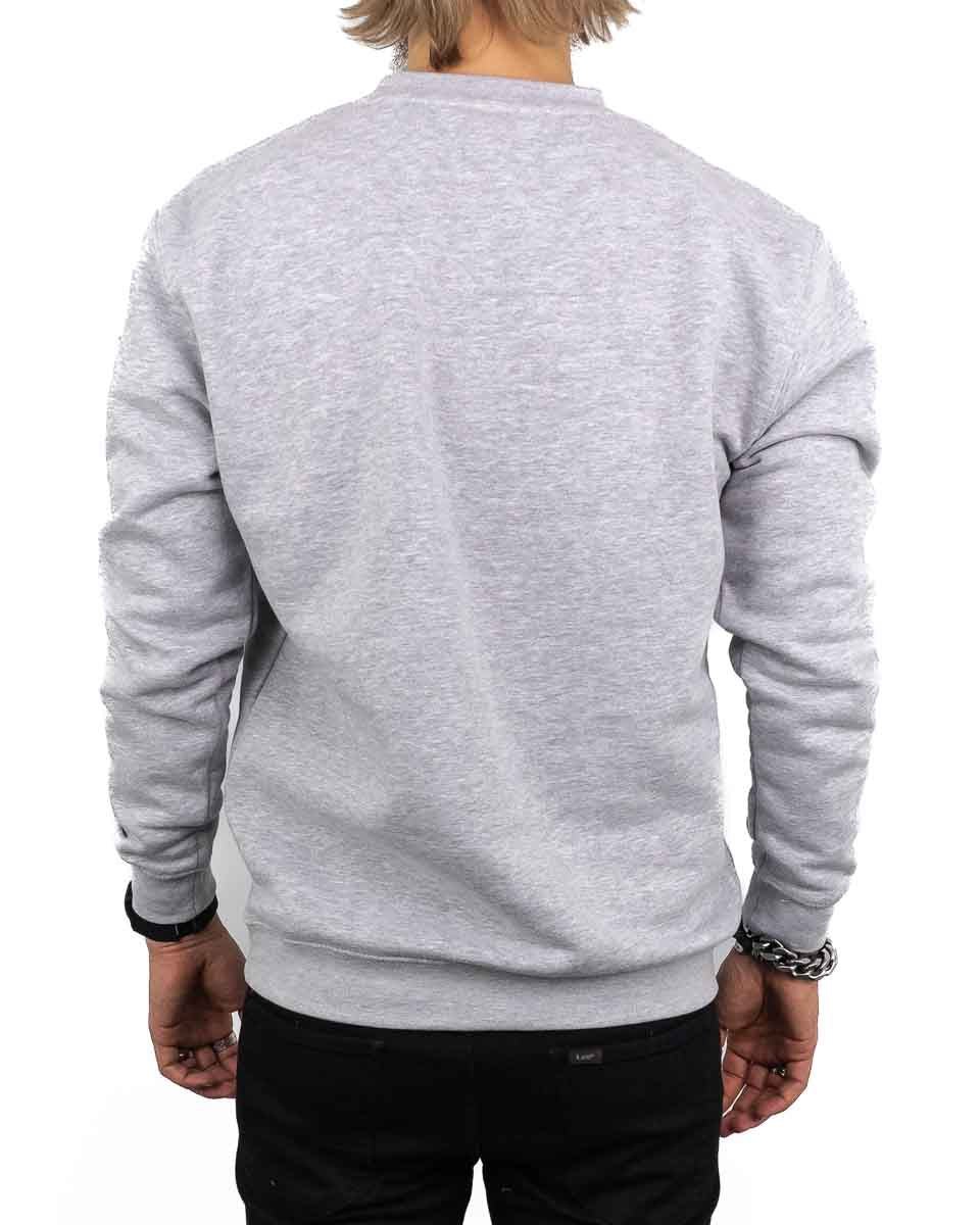 Bros Co. - Sweatshirt Gråmelerad - Basic Sweatshirt - jhstore.se