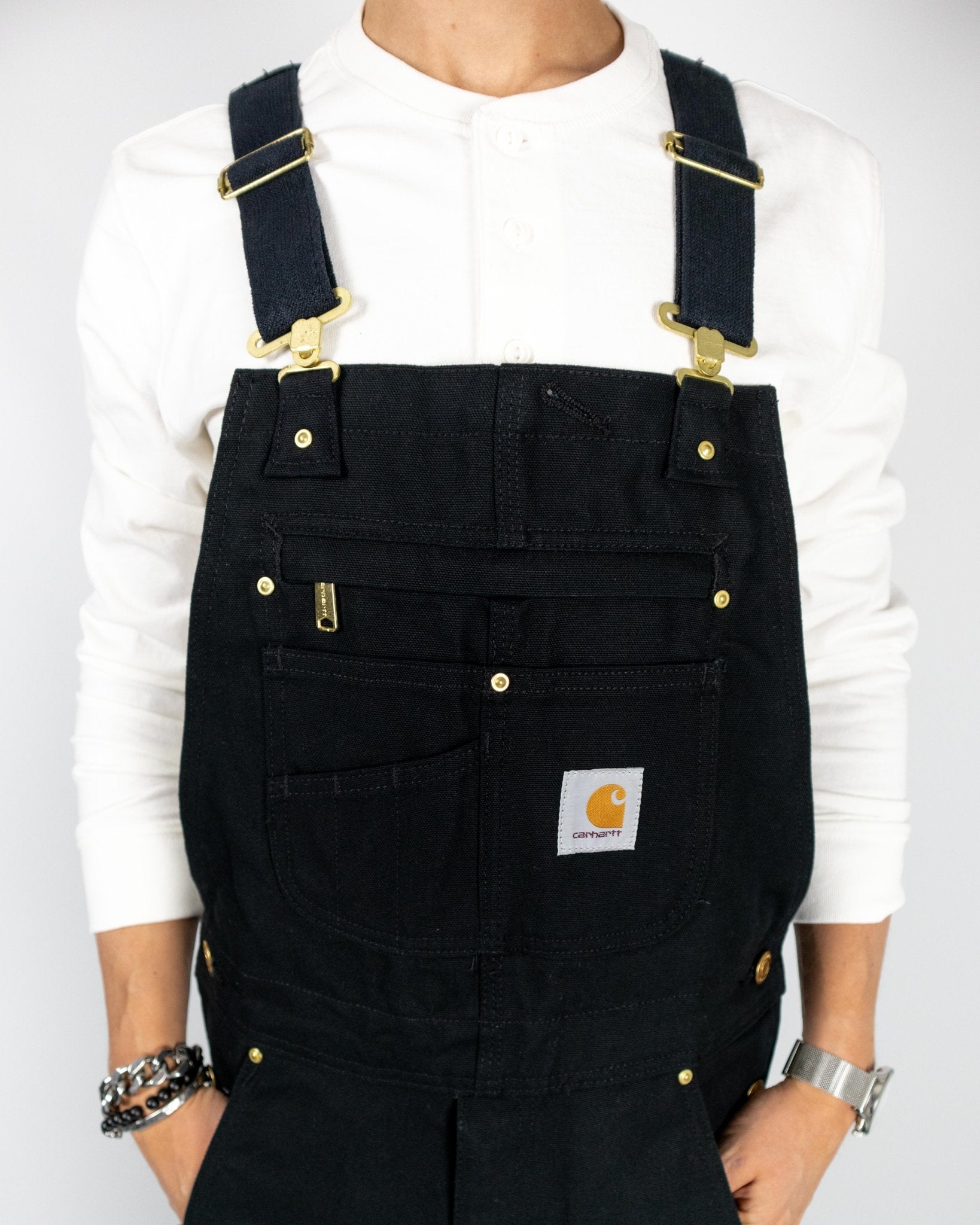Carhartt - Bib Overall Black - jhstore.se