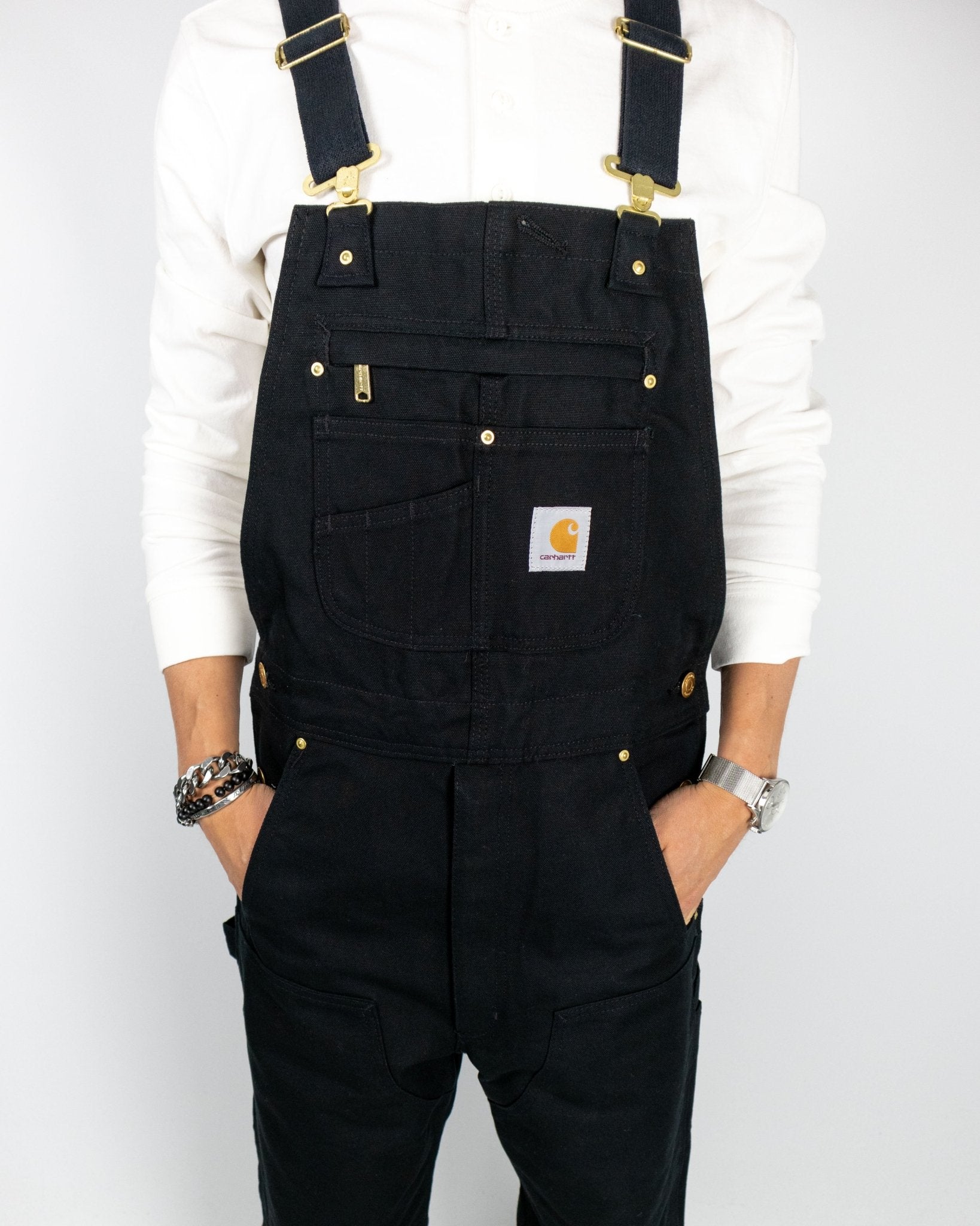 Carhartt - Bib Overall Black - jhstore.se