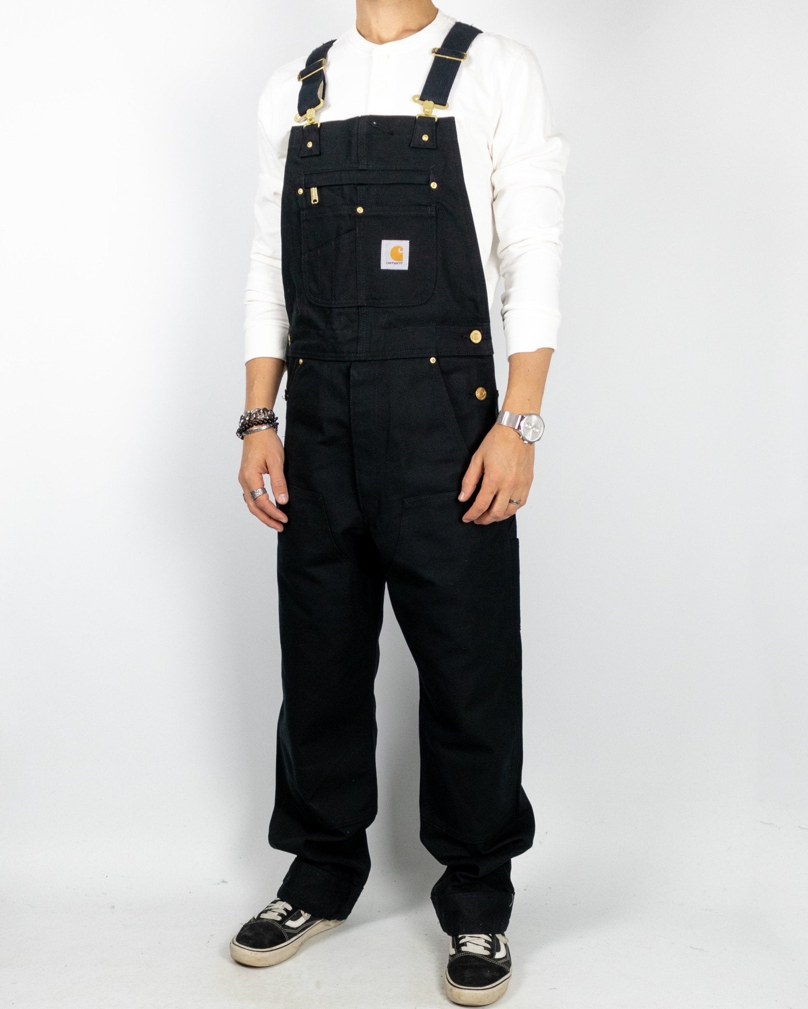 Carhartt - Bib Overall Black - jhstore.se