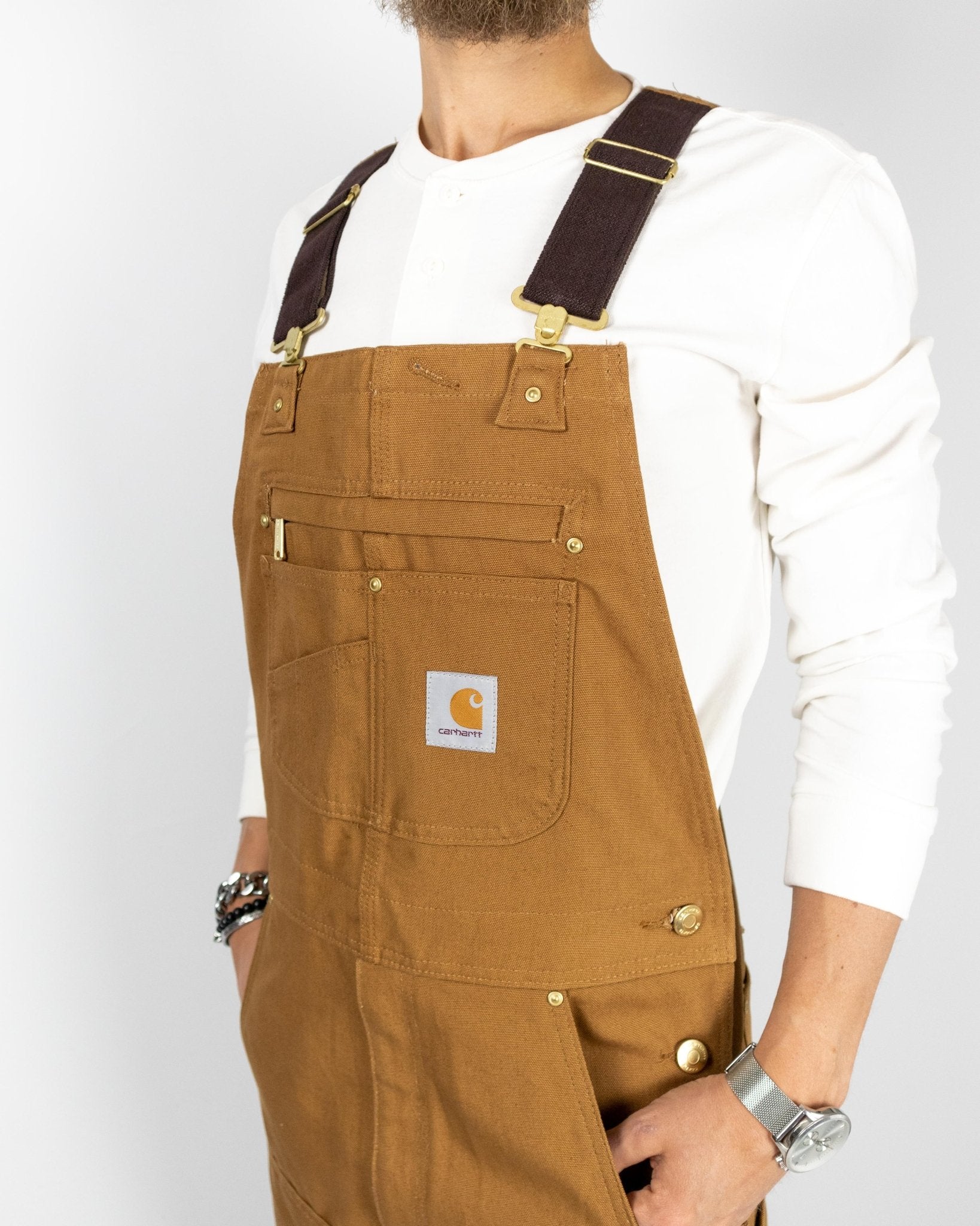 Carhartt - Bib Overall Carhartt Brown - jhstore.se