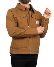 Carhartt - Canvas Jacka Ofodrad - Relaxed Fit Duck Canvas - Brun - jhstore.se