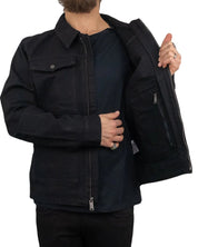 Carhartt - Canvas Jacka Ofodrad - Relaxed Fit Duck Canvas - Svart - jhstore.se