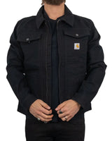 Carhartt - Canvas Jacka Ofodrad - Relaxed Fit Duck Canvas - Svart