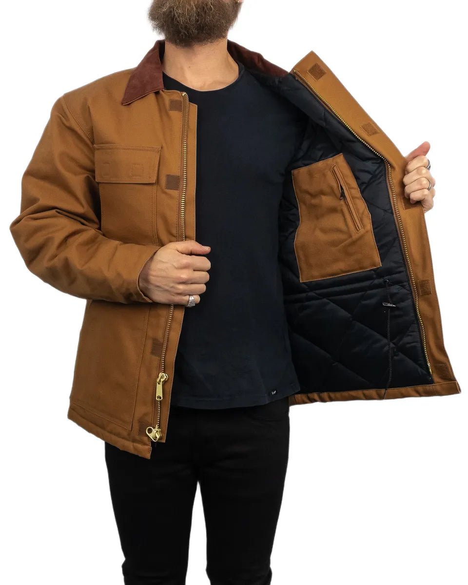 Carhartt - Canvas Jacka - Traditional Jacket - Brun - jhstore.se