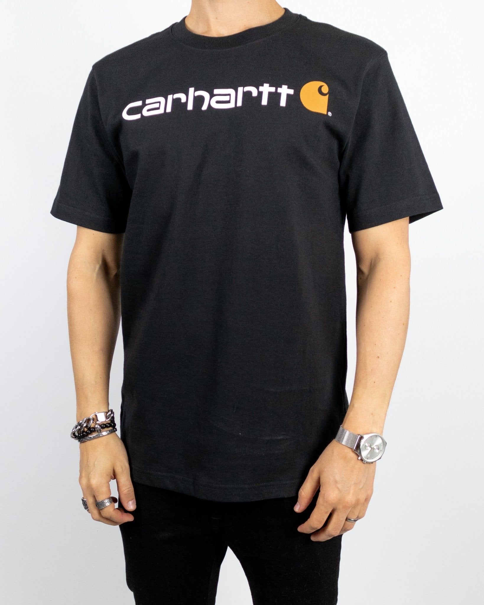 Carhartt - Core Logo Tee Black - jhstore.se