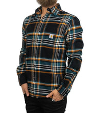 Carhartt - Flanellskjorta Rutig - Plaid - Svart - jhstore.se