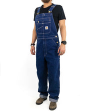 Carhartt - Hängselbyxa Denin - Denim BIB - jhstore.se