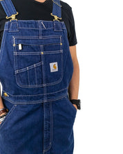 Carhartt - Hängselbyxa Denin - Denim BIB - jhstore.se