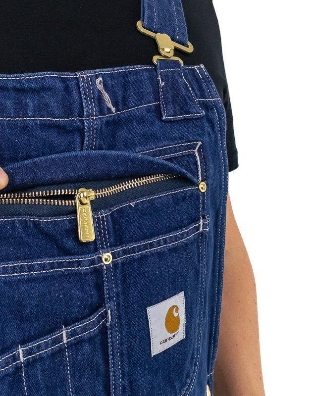 Carhartt - Hängselbyxa Denin - Denim BIB - jhstore.se