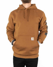 Carhartt - Hoodie Brun - Sleeve Logo - jhstore.se