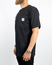 Carhartt - K87 Workwear Pocket Tee Black - jhstore.se