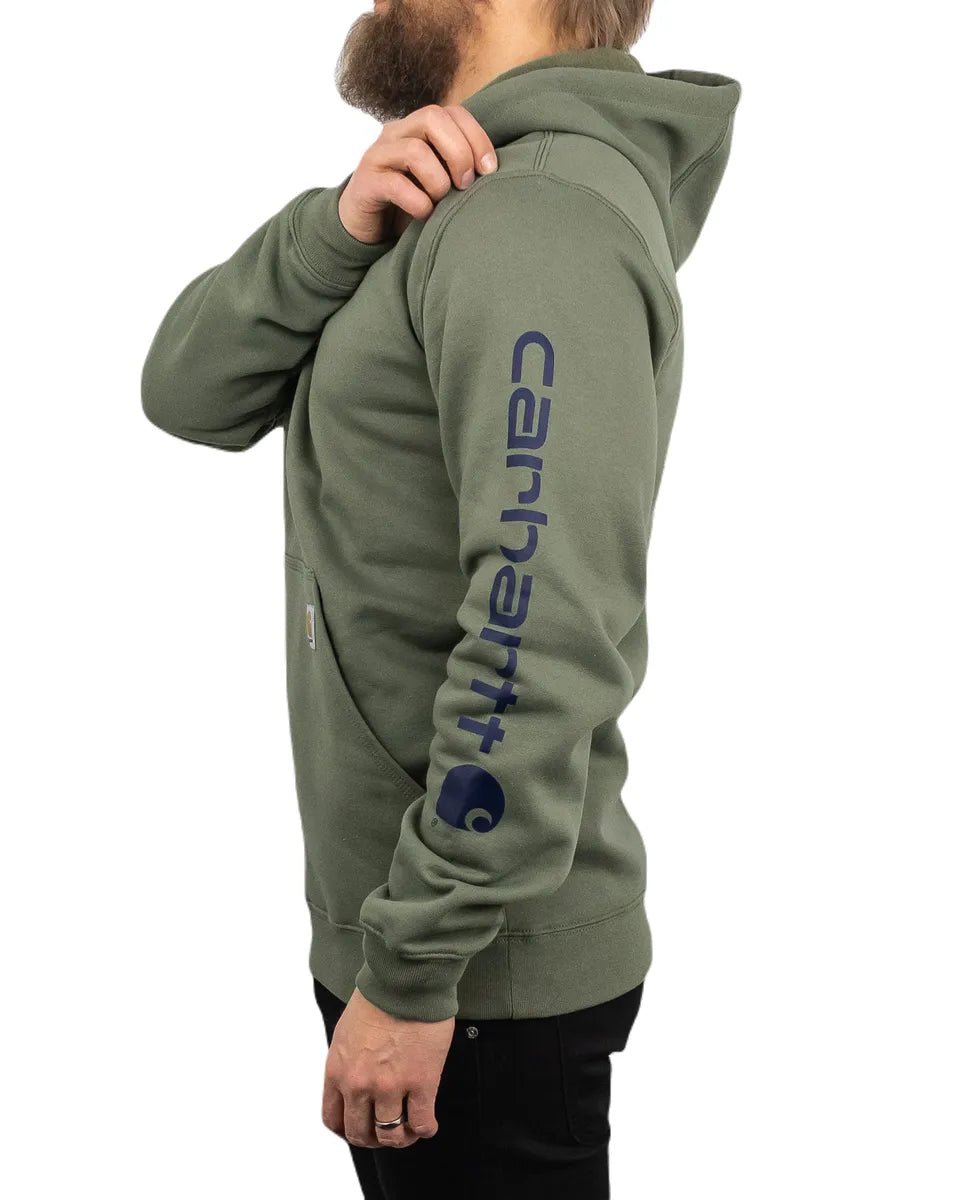 Carhartt - Luvtröja - Sleeve Logo - Olivgrön - jhstore.se