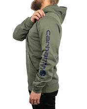 Carhartt - Luvtröja - Sleeve Logo - Olivgrön - jhstore.se