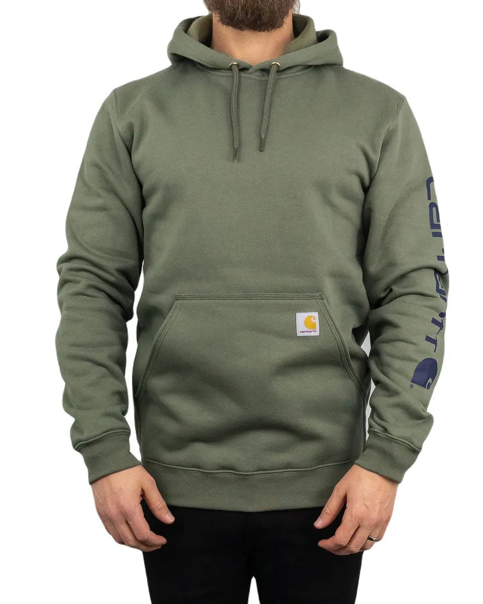 Carhartt - Luvtröja - Sleeve Logo - Olivgrön - jhstore.se