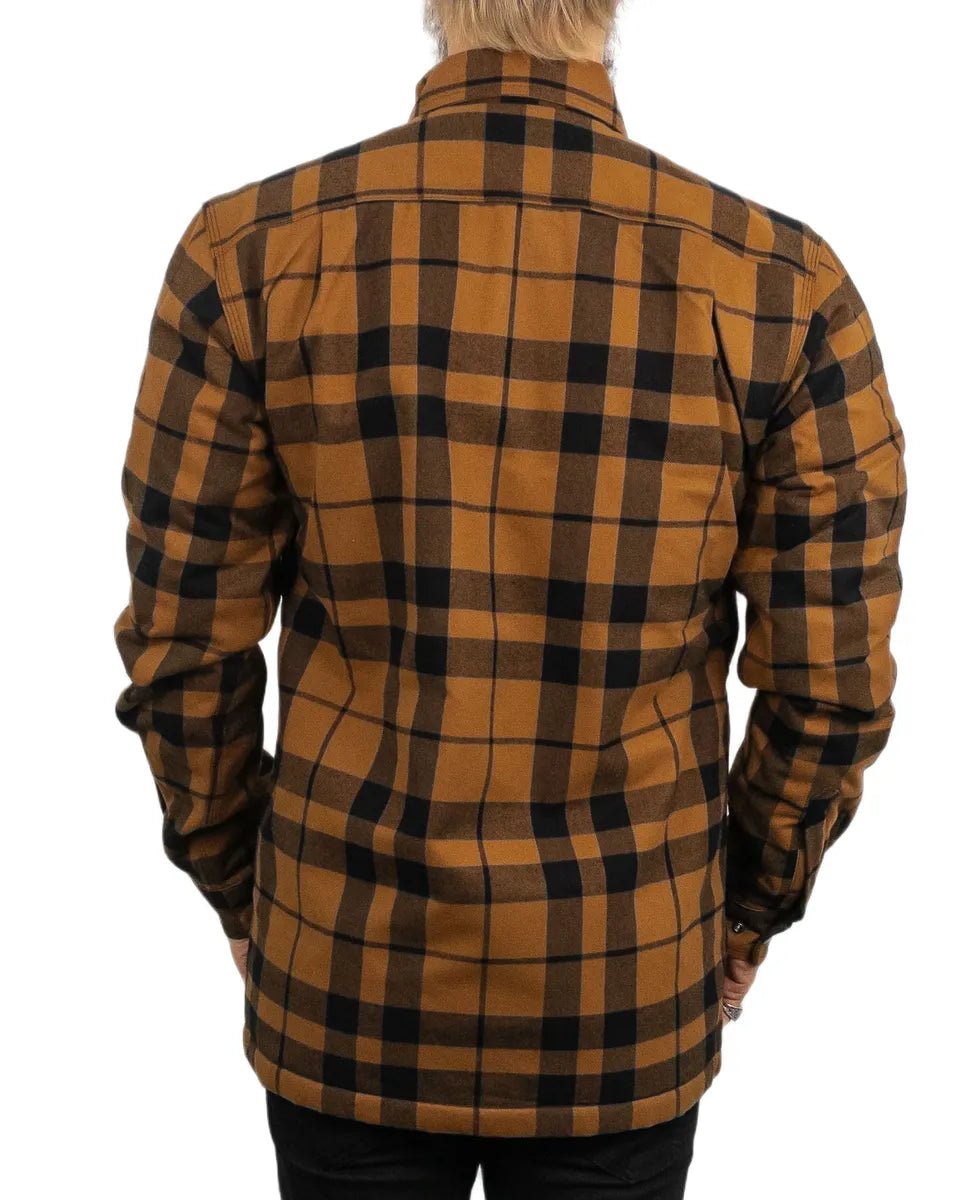 Carhartt - Sherpafodrad Flanellskjorta - Brun - jhstore.se