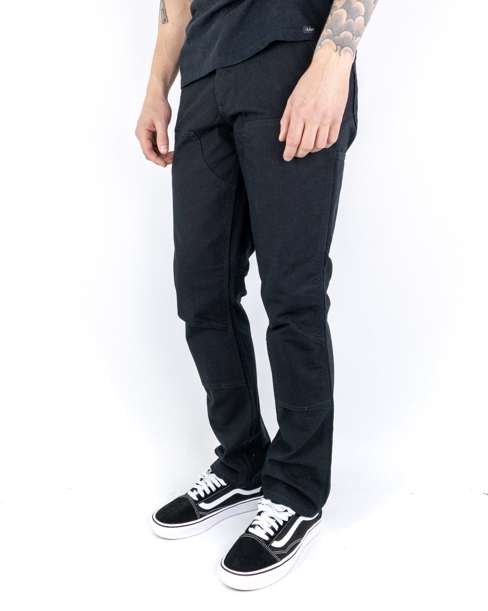Carhartt - Stretch Duck Double Front Black - jhstore.se