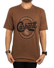 Carhartt - T-Shirt Built for Generations - Script Graphic - Brun - jhstore.se