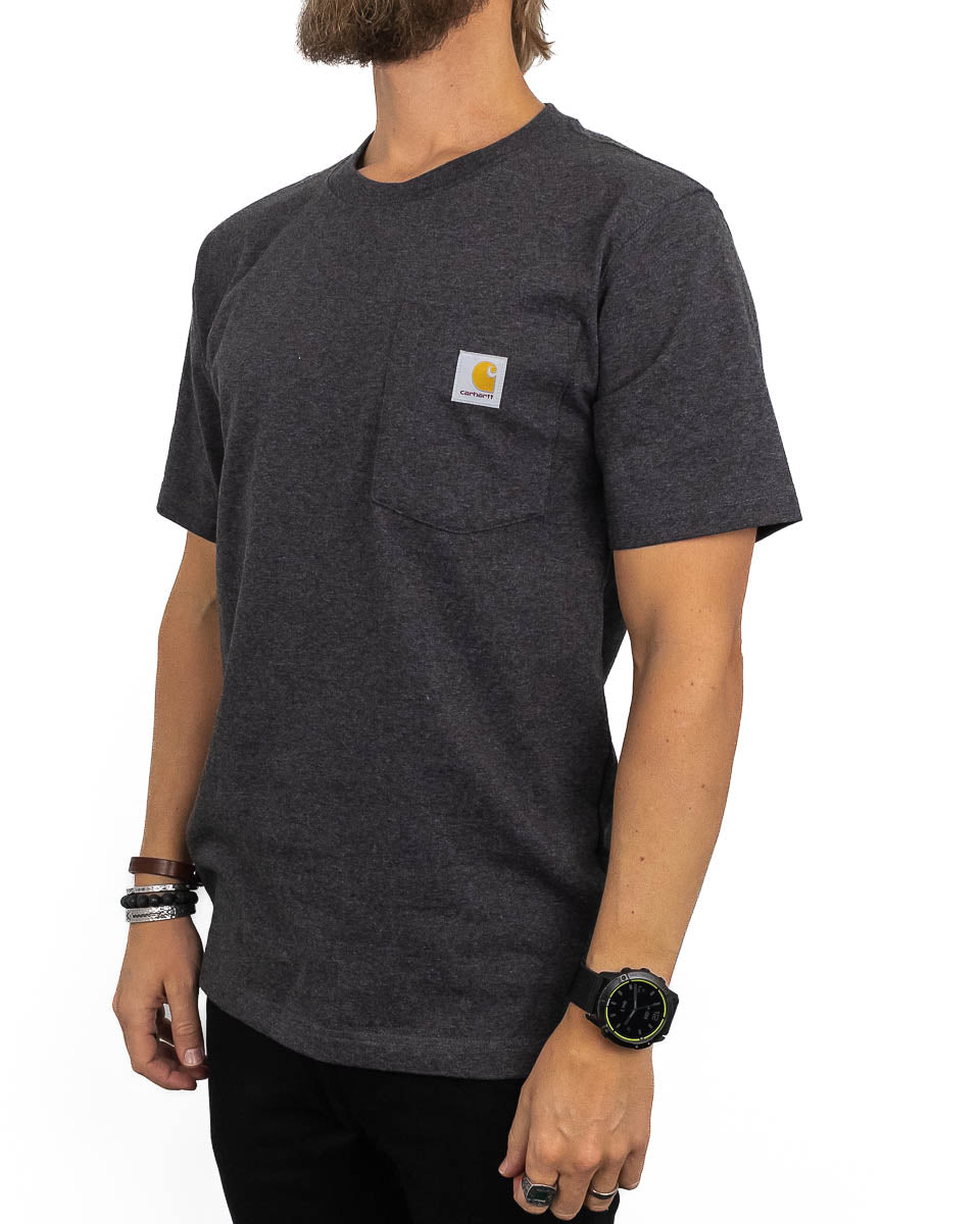 Carhartt - T-shirt Grå - K87 Pocket Tee - jhstore.se