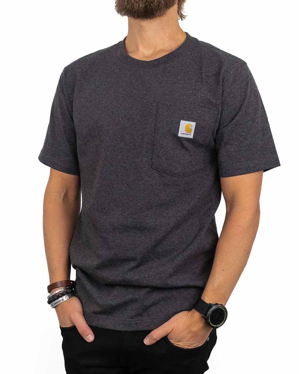 Carhartt - T-shirt Grå - K87 Pocket Tee - jhstore.se