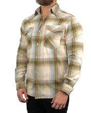 Carhartt - Twillskjorta - Plaid Snap - Khaki - jhstore.se