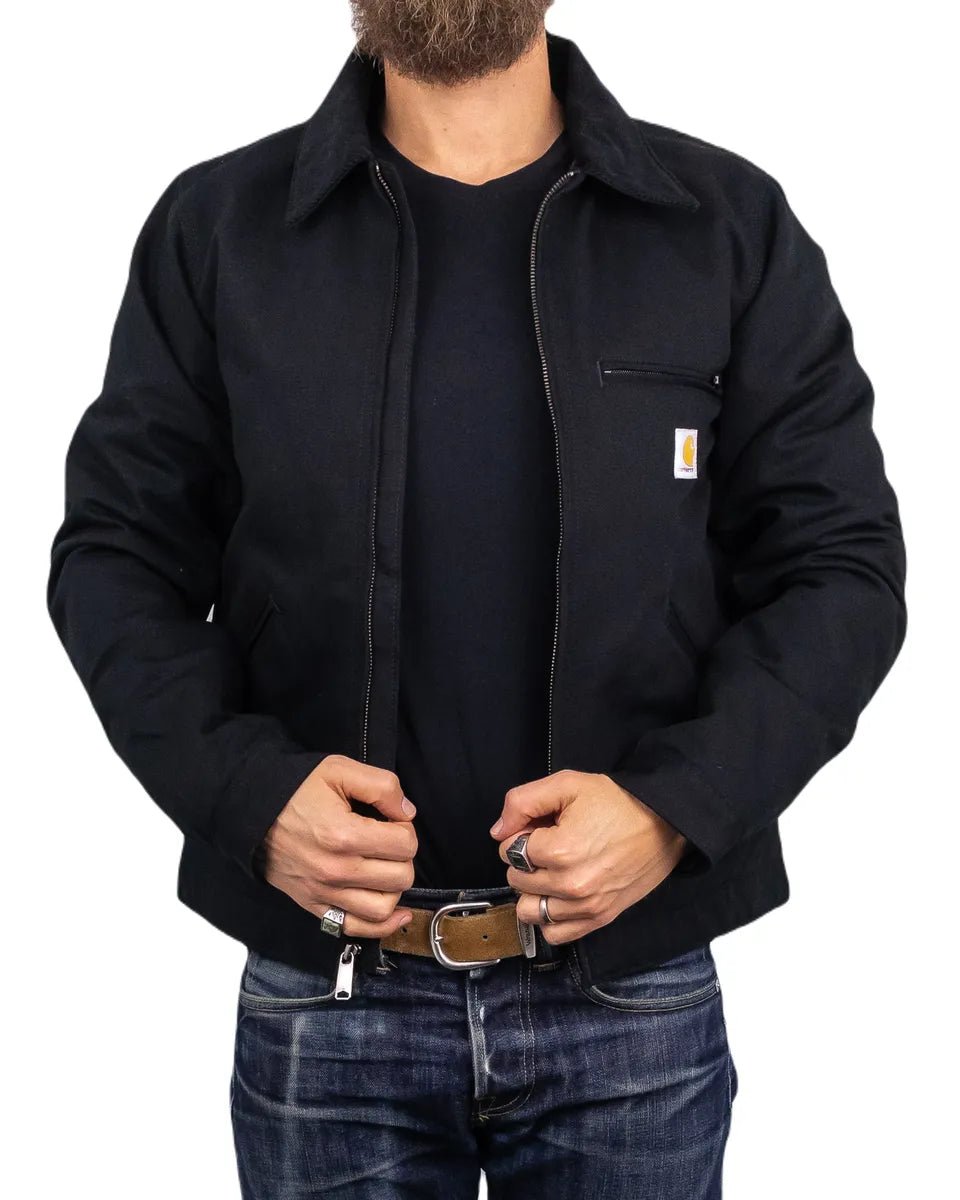 Carhartt Workwear - Detroit Jacka - Duck Detroit - Svart - jhstore.se