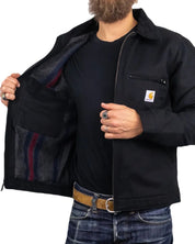 Carhartt Workwear - Detroit Jacka - Duck Detroit - Svart - jhstore.se