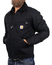 Carhartt Workwear - Detroit Jacka - Duck Detroit - Svart - jhstore.se